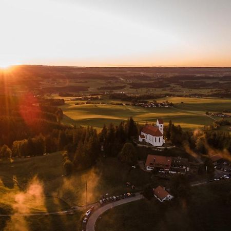 Panoramagasthof Auf Dem Auerberg Bernbeuren Dış mekan fotoğraf