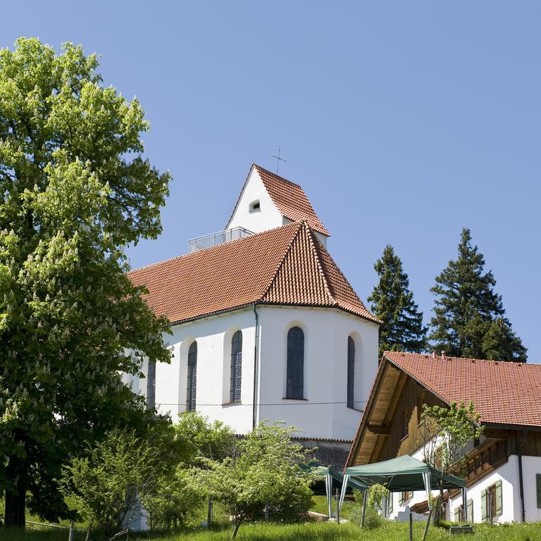 Panoramagasthof Auf Dem Auerberg Bernbeuren Dış mekan fotoğraf