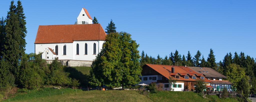 Panoramagasthof Auf Dem Auerberg Bernbeuren Dış mekan fotoğraf